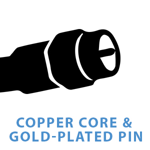 Copper Core and Gold Plated Pins