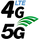 4G 5G Logos