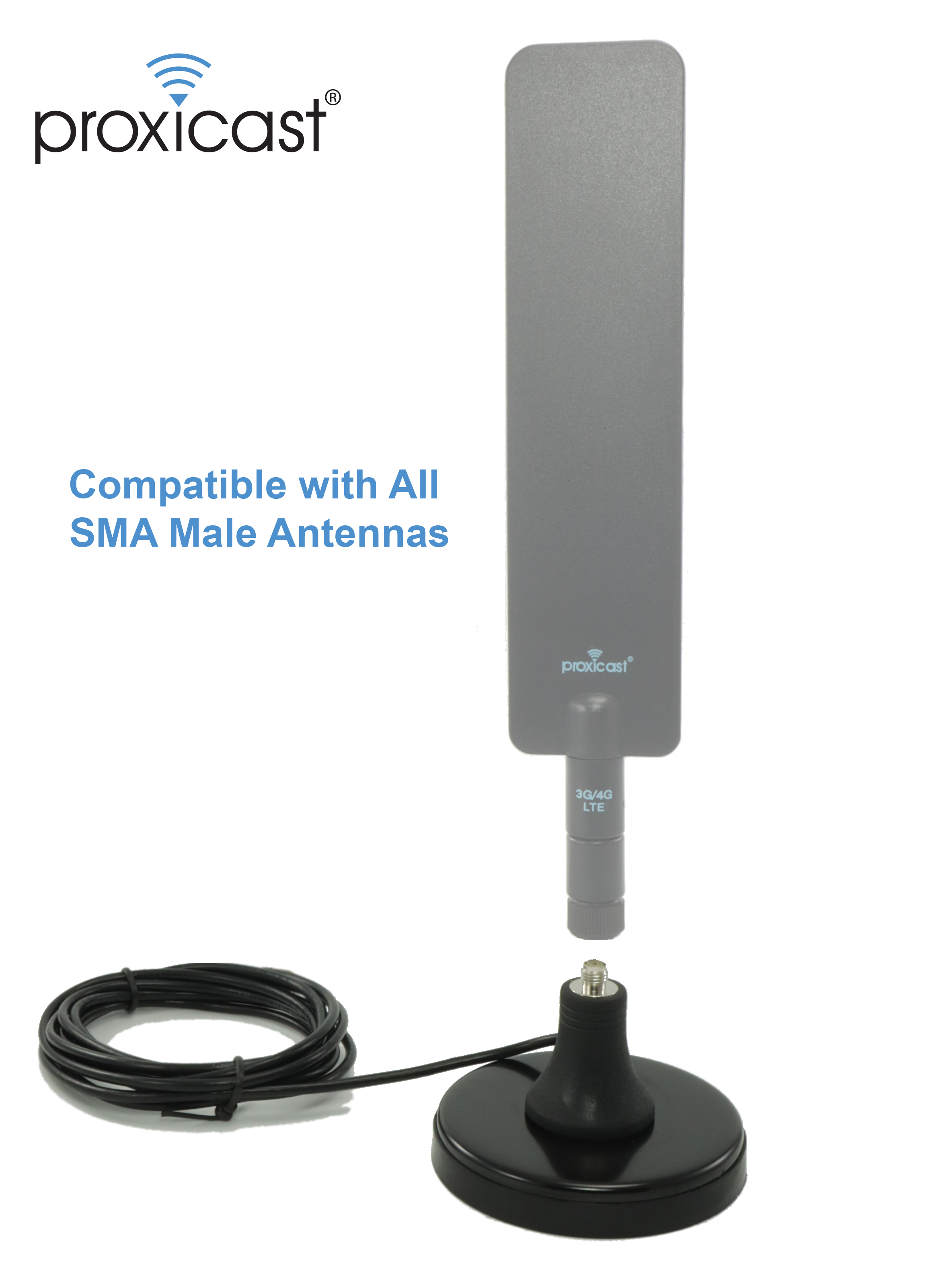 Proxicast- 3 Inch Magnetic Antenna Base (TS9)