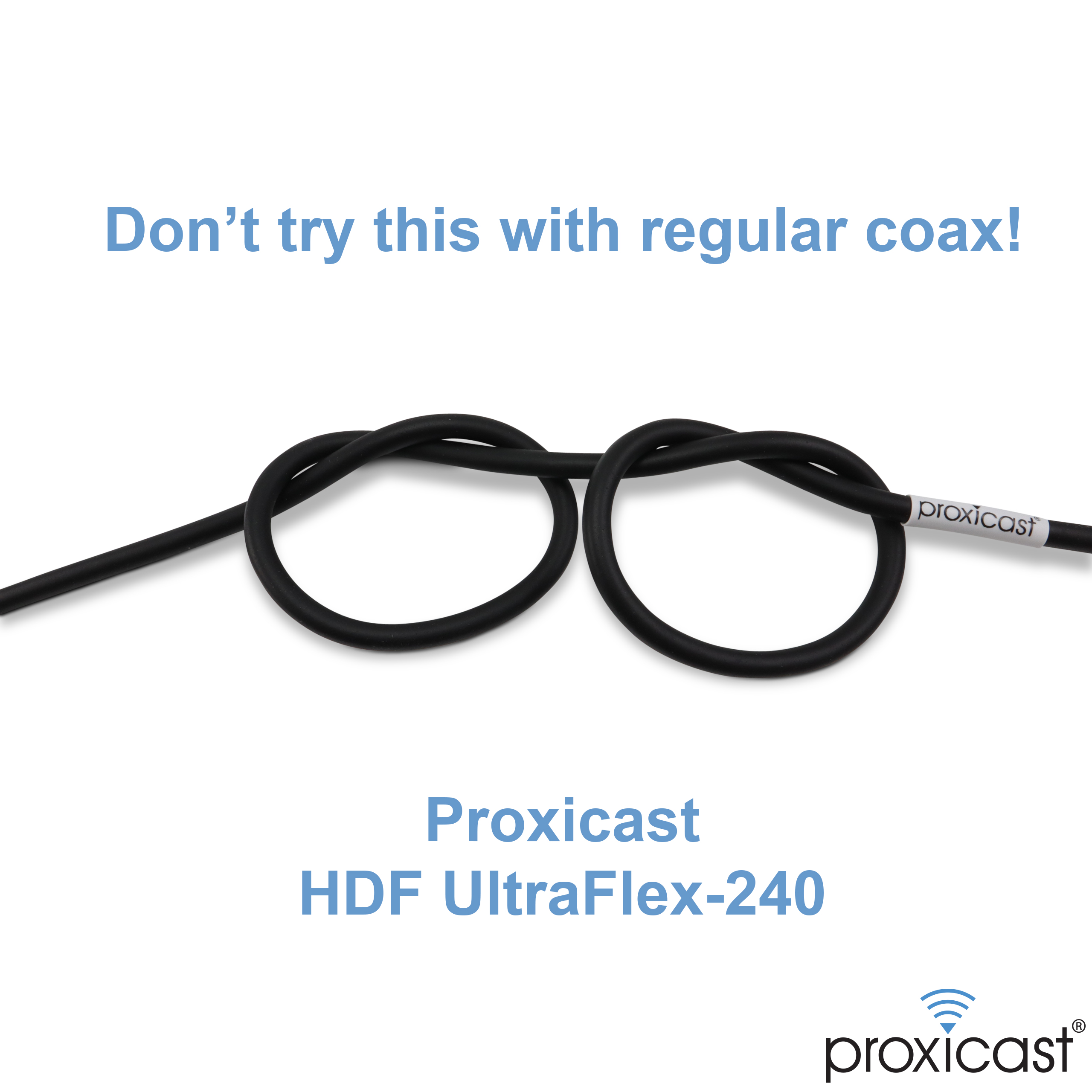 Proxicast Ultra Flexible SMA Male SMA Female Low Loss 50 Ohm Coax Jumper Cable/Antenna Lead Extender for 3G/4G/LTE/Ham/ADS-B/GPS/RF Radio Use - 2 ft Not for TV or WiFi 