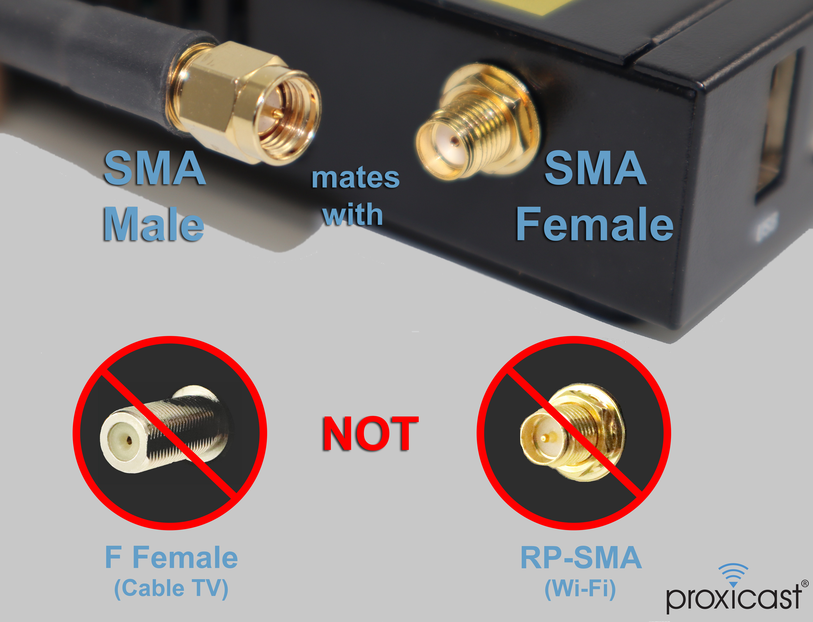 Proxicast- Coax Cable - SMA-Male to N-Male
