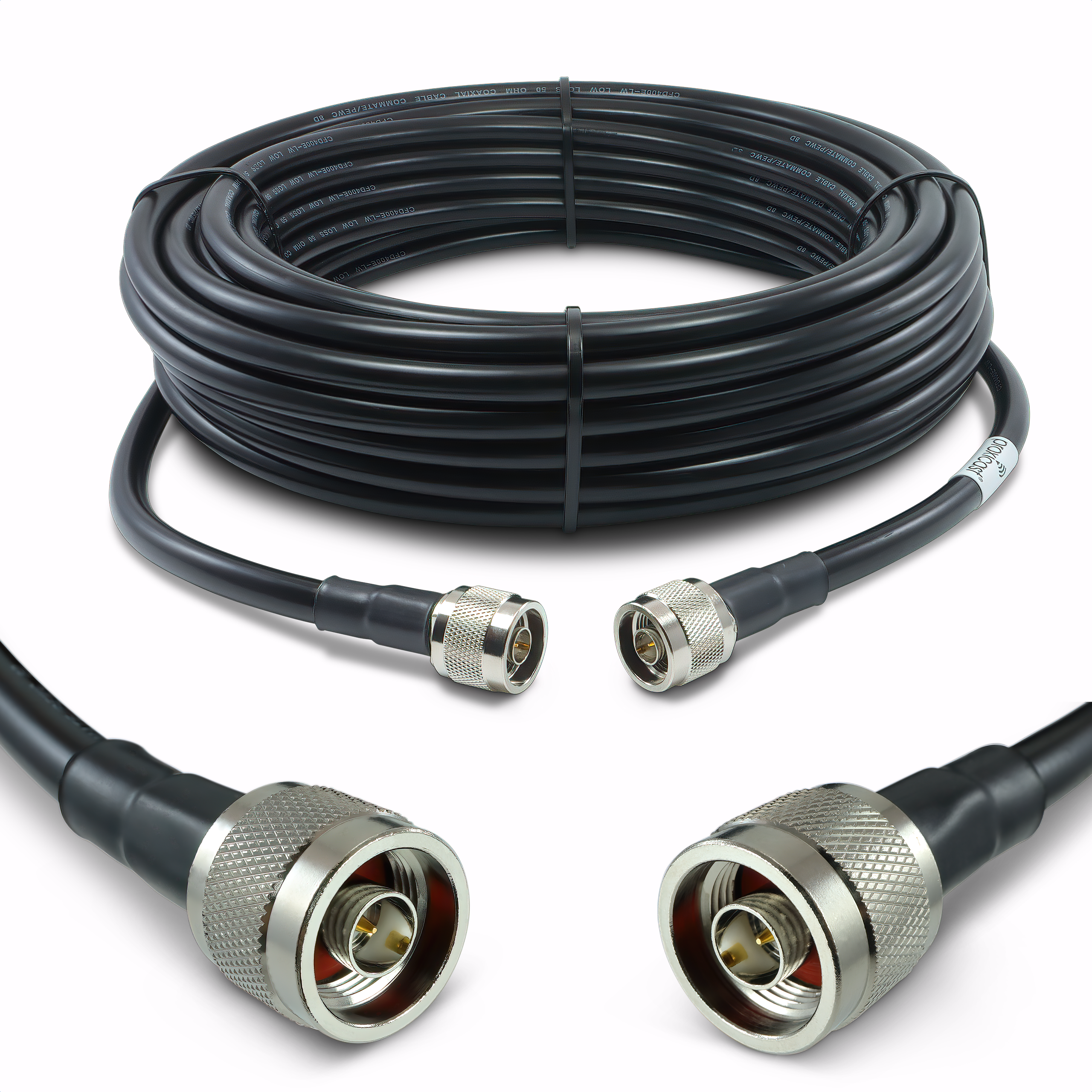 En expansión Parámetros Abastecer Proxicast Low-Loss Coax Jumper Cable (50 Ohm) - N-Male to N-Male - Radio to  Surge Arrestor or Antenna