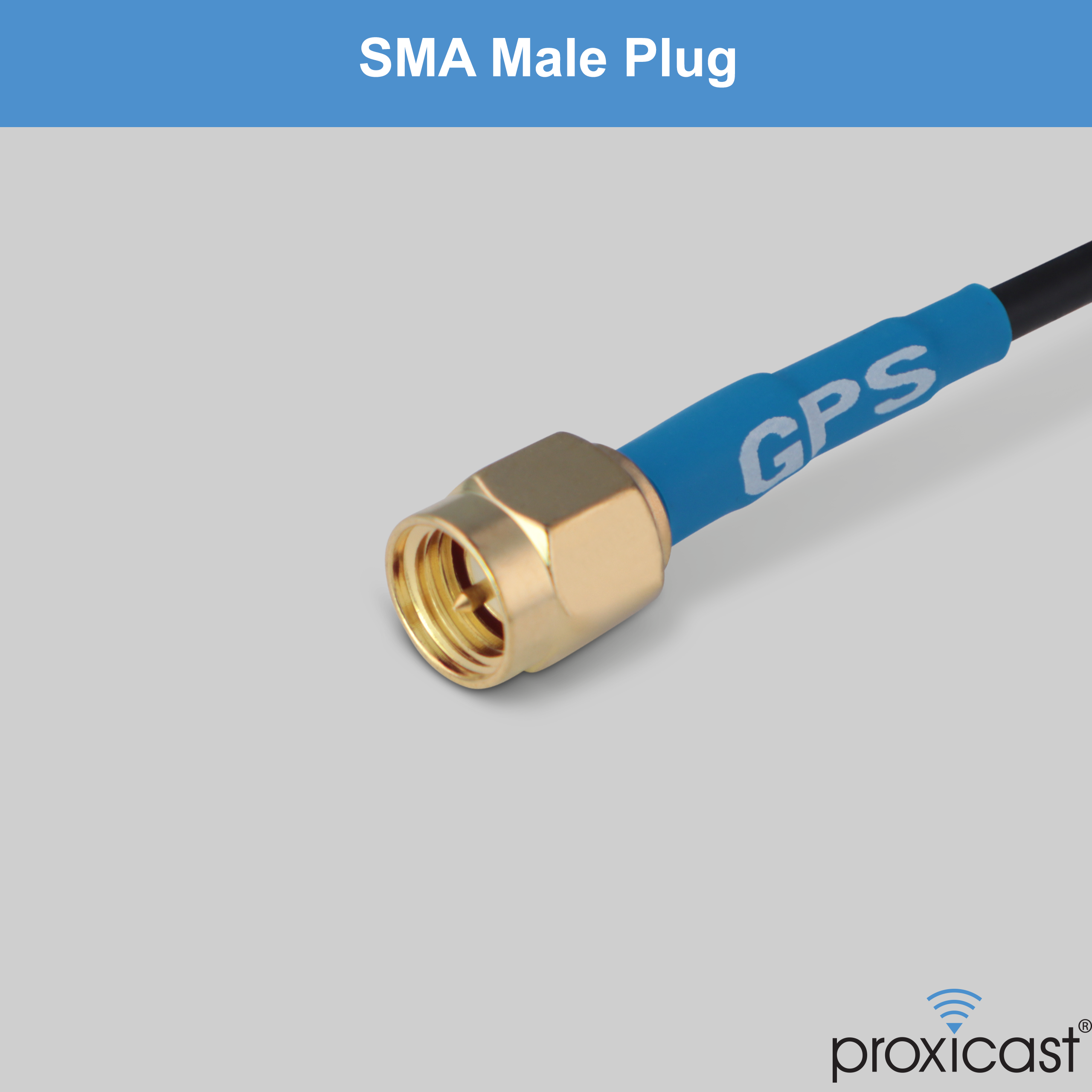 Antena GPS Con Cable De 5 Metros Y Conector SMA Angular Para Radios De Navegación China