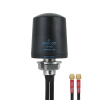Proxicast Pro-Grade 2x2 MIMO 4G/5G Vandal Resistant Low-Profile Through-Hole Mount Omni-Directional Antenna, Color: Black, Cable Length: 2 ft