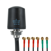 Proxicast Pro-Grade 6-in-1 Low-Profile Omni-Directional MIMO Through Hole Mount Antenna - (4x 5G + 2x WiFi) - 2 ft Coax - Black