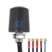Proxicast Pro-Grade 5-in-1 Combo Antenna - 4x4 MIMO 5G + GPS - Vandal Resistant Low Profile Omnidirectional Hole Mount, Color: Black, Cable Length: 6 ft