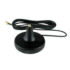 Proxicast Extra Large 3-Inch Magnetic Antenna Base (SMA Jack / SMA Plug) - 6.5 foot Coax Lead - for 3G / 4G / LTE Cellular, Ham, ADS-B, GPS Antennas