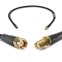 Proxicast 2 ft Ultra Flexible SMA Male to SMA Female Low Loss 50 Ohm Coax Jumper Cable/Antenna Lead Extender for 3G/4G/LTE/Ham/ADS-B/GPS/RF Radio Use (Not for TV or WiFi)