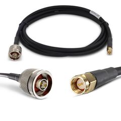 Proxicast Ultra Flexible SMA Male - N Male Low Loss Coax Jumper Cable for 3G/4G/LTE/Ham/ADS-B/GPS/RF Radios & Antennas (Not for TV or WiFi) - 50 Ohm, Length: 6 ft