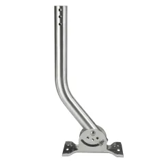 Proxicast Pro-Grade J-Max 100% Aluminum Rustproof Antenna Mount - Universal Outdoor Adjustable Pivot/Lock Bracket & J-Pipe Mast (1.5" x 18" Pole) for Wall, Eave, Gable, Chimney or Roof Mounting, Material: Aluminum