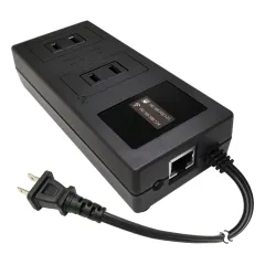 ezOutlet5-2R - Dual Outlet Internet Enabled IP & WiFi Remote Power Switch with Automatic Reboot - iOS | Android | Cloud | 2 Web Controllable AC Power Outlets - Model EZ-73a, # Outlets: 2
