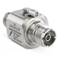 Coaxial Lightning Arrester/Suppressor with UHF SO-239 Female Connectors - Pro-Grade Coax Cable Surge Protector for RF, HF, VHF, UHF, CB, Ham, Two-Way Radio and Other Antennas, Gender: UHF Female / UHF Female - V3