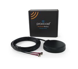 Proxicast Ultra Low Profile MIMO 4G / LTE Omni-Directional 2.5 dBi Puck Magnetic / Adhesive Mount Antenna for AT&T Nighthawk M1 / M5, Velocity 2, MF985, Verizon Jetpack 8800L and other TS9 Devices, Mounting Style: Surface Mount - TS9 Connectors