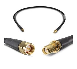 Proxicast 2 ft Ultra Flexible SMA Male to SMA Female Low Loss 50 Ohm Coax Jumper Cable/Antenna Lead Extender for 3G/4G/LTE/Ham/ADS-B/GPS/RF Radio Use (Not for TV or WiFi)