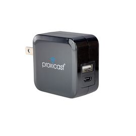 Proxicast Ultra Portable iSmart Fast USB Wall Charger/Travel Adapter with Folding Plugs - USB-A + USB-C - 3.4A (17W) of Charging Power for Smartphones & Tablets (iPhone, Samsung, Nexus, etc)