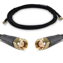 Proxicast Ultra Flexible SMA Male - SMA Male Low Loss Coax Jumper Cable for 3G/4G/LTE/Ham/ADS-B/GPS/RF Radios & Antennas (Not for TV or WiFi) - 50 Ohm, Length: 6 ft
