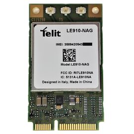 Telit LE910-NAG MiniPCIe Modem Module - 4G/LTE + GPS - 100 x 50 Mbps CAT3 MIMO