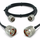 Proxicast Low-Loss Coax Jumper Cable (50 Ohm) - N-Male to N-Male - Radio to Surge Arrestor or Antenna, Cable Length: 6 ft (CFD 195) Proxicast Low-Loss Coax Jumper Cable (50 Ohm) - N-Male to N-Male - Radio to Surge Arrestor or Antenna, Cable Length: 6 ft (CFD 195)