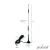 Proxicast 6.5~8 dBi 12.6" External Magnetic Loaded Coil Antenna for Cisco, Cradlepoint, Netgear, Novatel, Pepwave, MoFi, Digi, Sierra & other 3G/4G/LTE routers & modems with SMA connectors (2 Pack), 2 image