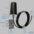 Proxicast Vandal Resistant Low Profile 4G/5G Omni-Directional Antenna - 3-6 dBi Gain - Fixed Mount - 10 ft Coax Lead - For Cisco, Cradlepoint, Digi, Novatel, Pepwave, Proxicast, Sierra Wireless, and others, # Elements: SISO - 1 lead, 4 image