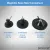 Proxicast Pro-Grade 3.5-Inch Magnetic Antenna Base (SMA Jack/SMA Plug + TS9 Adapter) - 6.5 Foot Coax Lead - for 4G/5G Cellular, Ham, ADS-B, GPS Antennas, 6 image