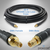 Proxicast Low-Loss Coax Extension Cable (50 Ohm) - SMA Male to SMA Female - Antenna Lead Extender for 5G/4G/LTE/Ham/ADS-B/GPS/RF Radio Use (Not for TV or WiFi), Length: 36 ft (CFD 400), 2 image