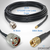 Proxicast Low-Loss Coax Extension Cable (50 Ohm) - SMA Male to N Male - for 4G/LTE/5G/Ham/ADS-B/GPS/RF Radio to Antenna or Surge Arrester Use (Not for TV or WiFi), Length: 25 ft (CFD 240), 2 image