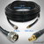 Proxicast Low-Loss Coax Extension Cable (50 Ohm) - SMA Male to N Male - for 4G/LTE/5G/Ham/ADS-B/GPS/RF Radio to Antenna or Surge Arrester Use (Not for TV or WiFi), Length: 75 ft (CFD 400), 2 image