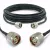 Proxicast Low-Loss Coax Jumper Cable (50 Ohm) - N-Male to N-Male - Radio to Surge Arrestor or Antenna, Cable Length: 25 ft (CFD 240)