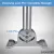 Proxicast Pro-Grade J-Max-XL 100% Aluminum Rustproof Antenna Mount - Universal Outdoor Adjustable Pivot/Lock Bracket & J-Pipe Mast (1.5" x 36" Pole) for Wall, Eave, Gable, Chimney or Roof Mounting, Material: Aluminum, 3 image