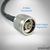 Proxicast RP SMA Male to N Male Premium Low-Loss Coaxial Cable (50 Ohm) for Connecting WiFi & Helium Miner (HNT Hotspots) to N-Female Antennas, RPSMA Cable Length: 15 ft, 4 image