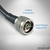 Proxicast Low-Loss Coax Extension Cable (50 Ohm) - SMA Male to N Male - for 4G/LTE/5G/Ham/ADS-B/GPS/RF Radio to Antenna or Surge Arrester Use (Not for TV or WiFi), Length: 25 ft (CFD 400), 3 image