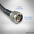 Proxicast RP SMA Male to N Male Premium Low-Loss Coaxial Cable (50 Ohm) for Connecting WiFi & Helium Miner (HNT Hotspots) to N-Female Antennas, RPSMA Cable Length: 25 ft, 4 image