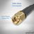 Proxicast Low-Loss Coax Extension Cable (50 Ohm) - SMA Male to SMA Female - Antenna Lead Extender for 5G/4G/LTE/Ham/ADS-B/GPS/RF Radio Use (Not for TV or WiFi), Length: 10 ft (CFD 195), 3 image