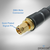 Proxicast Low-Loss Coax Extension Cable (50 Ohm) - SMA Male to N Male - for 4G/LTE/5G/Ham/ADS-B/GPS/RF Radio to Antenna or Surge Arrester Use (Not for TV or WiFi), Length: 25 ft (CFD 400), 4 image