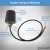 Proxicast Pro-Grade SISO 4G/5G Vandal Resistant Low-Profile Through-Hole Mount Omni-Directional Antenna, Color: White, Cable Length: 6 ft, 6 image