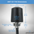 Proxicast Pro-Grade 4x4 MIMO 4G/5G Vandal Resistant Low-Profile Through-Hole Mount Omni-Directional Antenna, Color: Black, Cable Length: 2 ft, 7 image