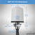 Proxicast Pro-Grade 4x4 MIMO 4G/5G Vandal Resistant Low-Profile Through-Hole Mount Omni-Directional Antenna, Color: White, Cable Length: 6 ft, 7 image