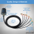 Proxicast Pro-Grade 6-in-1 Low-Profile Omni-Directional MIMO Through Hole Mount Antenna - (4x 5G + 2x WiFi) - 2 ft Coax - Black, 7 image