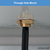 Proxicast Ultra Low Profile MIMO 4G / 5G Omni-Directional Screw-Mount Antenna for Verizon, AT&T (and Others) Modems & Routers with SMA External Antenna Jacks, Mounting Style: Through Hole Mount - SMA Connectors, 3 image