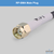 Proxicast Indoor / Outdoor Omnidirectional WiFi Antenna - Tri-Band 2.4/5.8/6 GHz - 3-5 dBi Gain - Vandal Resistant Low Profile Fixed Through-Hole Mount - 10 ft Coax Lead w/RP-SMA, # Elements: SISO - 10 ft lead, 4 image