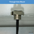 Proxicast Indoor / Outdoor Omnidirectional WiFi Antenna - Tri-Band 2.4/5.8/6 GHz - 3-5 dBi Gain - Vandal Resistant Low Profile Fixed Through-Hole Mount - 10 ft Coax Lead w/RP-SMA, # Elements: SISO - 1 lead, 3 image