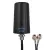 Proxicast Indoor/Outdoor 2x2 MIMO Omnidirectional WiFi Antenna - Tri-Band 2.4/5.8/6 GHz - 3-5 dBi Gain - Vandal Resistant Low Profile Fixed Through-Hole Mount - 10 ft Coax Lead w/RP-SMA, # Elements: 2x2 MIMO