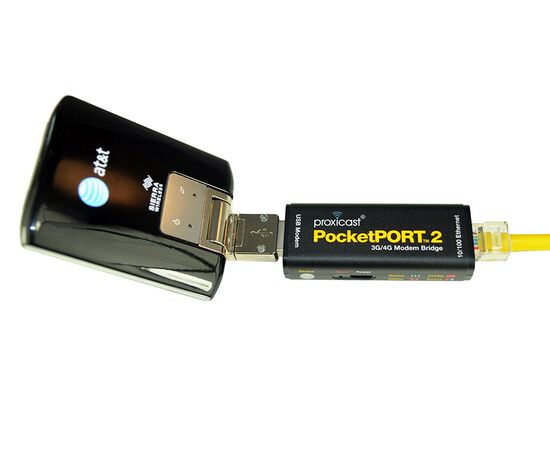Proxicast PocketPORT 2 with AT&T Sierra 313U 3G/4G USB Cellular Modem (modem not included)