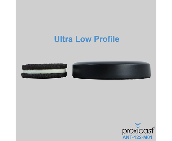 Proxicast Ultra Low Profile MIMO 4G / LTE Omni-Directional 2.5 dBi Puck Magnetic / Adhesive Mount Antenna (SMA) for Verizon, AT&T, Sprint and others, Mounting Style: Surface Mount - SMA Connectors, 3 image