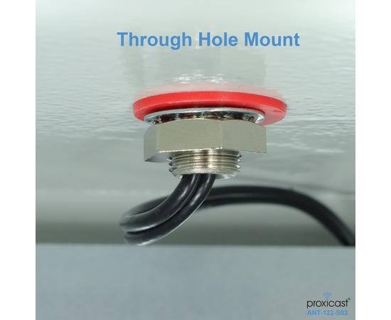 Proxicast Ultra Low Profile MIMO 3G / 4G / LTE Omni-Directional Screw-Mount Antenna for Verizon, AT&T, Sprint (and Others) Modems & Routers with SMA External Antenna Jacks, Mounting Style: Through Hole Mount - SMA Connectors, 5 image