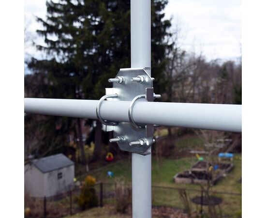 Proxicast X-Boom MIMO Antenna Mast Cross-Over Bracket Kit for 1.25" to 2.0" OD Pipes - Includes Heavy Duty Right-Angle Plate & Mounting Hardware, 6 image