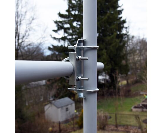 Proxicast X-Boom MIMO Antenna Mast Cross-Over Bracket Kit for 1.25" to 2.0" OD Pipes - Includes Heavy Duty Right-Angle Plate & Mounting Hardware, 8 image