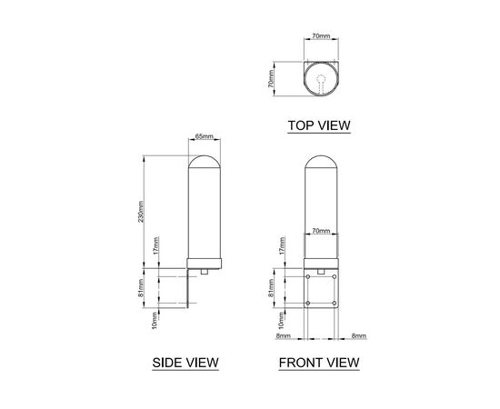 Proxicast High Gain 10 dBi Universal Wide-Band 4G/LTE, 5G & WiFi Omni-Directional Outdoor Pole/Wall Mount Antenna for Verizon, AT&T, T-Mobile . . ., 8 image