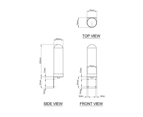 Proxicast High Gain 10 dBi Universal Wide-Band 4G/LTE, 5G & WiFi Omni-Directional Outdoor Pole/Wall Mount Antenna for Verizon, AT&T, T-Mobile . . ., 7 image